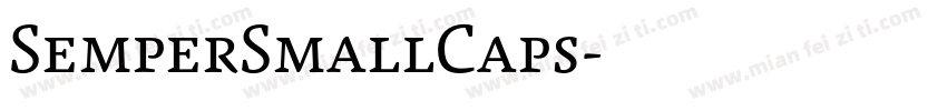 SemperSmallCaps字体转换