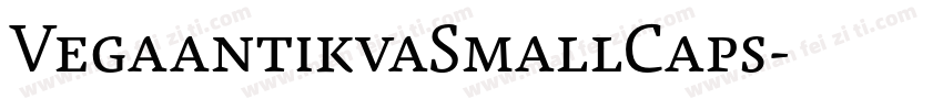 VegaantikvaSmallCaps字体转换