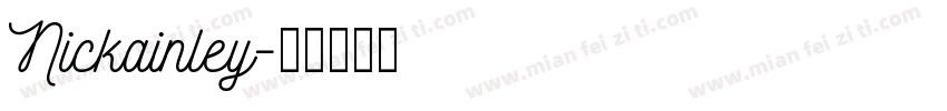 Nickainley字体转换