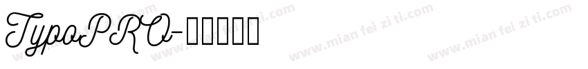 TypoPRO字体转换