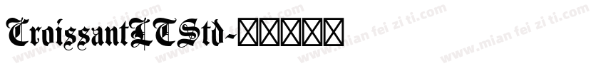 CroissantLTStd字体转换