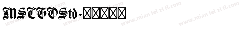 MSCGOStd字体转换