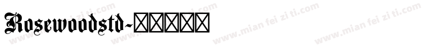 Rosewoodstd字体转换
