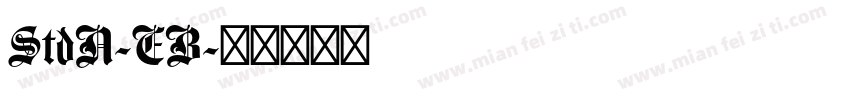 StdN-EB字体转换