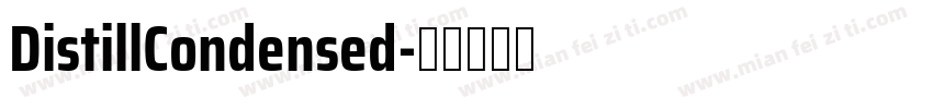DistillCondensed字体转换