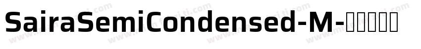 SairaSemiCondensed-M字体转换