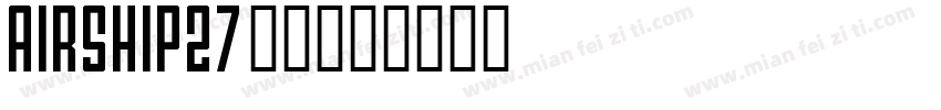 airship27字体字体转换
