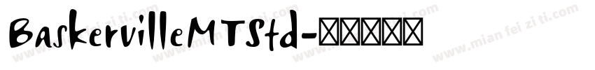 BaskervilleMTStd字体转换