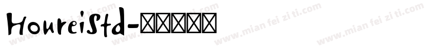 HoureiStd字体转换