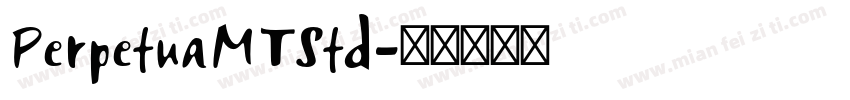 PerpetuaMTStd字体转换