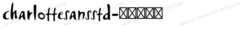 charlottesansstd字体转换
