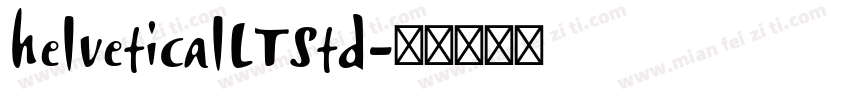 helveticalLTStd字体转换
