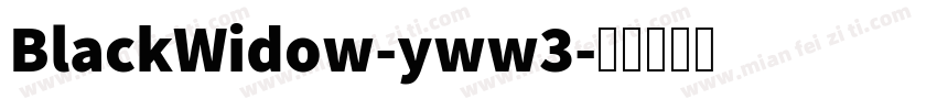 BlackWidow-yww3字体转换