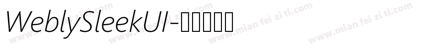 WeblySleekUI字体转换