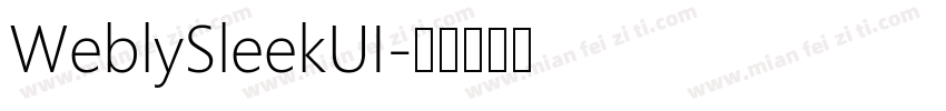 WeblySleekUI字体转换