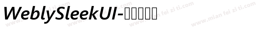 WeblySleekUI字体转换