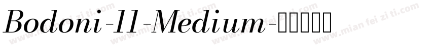 Bodoni-11-Medium字体转换