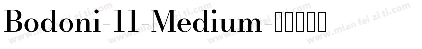 Bodoni-11-Medium字体转换