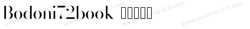 Bodoni72book字体转换