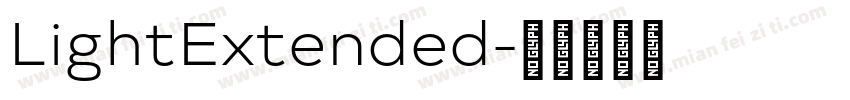 LightExtended字体转换