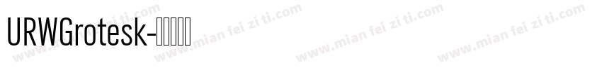 URWGrotesk字体转换