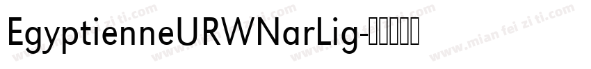EgyptienneURWNarLig字体转换