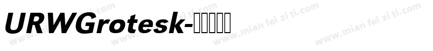 URWGrotesk字体转换