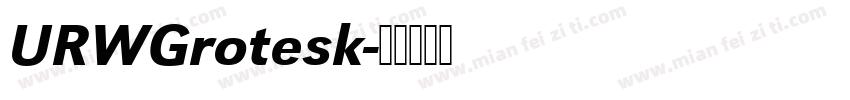 URWGrotesk字体转换