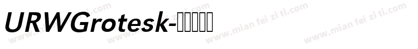 URWGrotesk字体转换