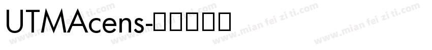 UTMAcens字体转换
