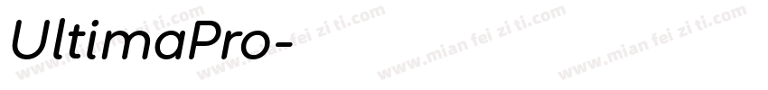 UltimaPro字体转换