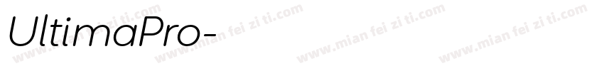 UltimaPro字体转换
