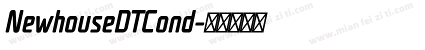 NewhouseDTCond字体转换