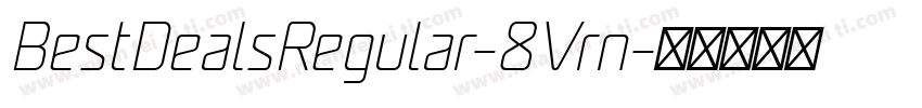 BestDealsRegular-8Vrn字体转换