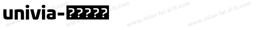 univia字体转换