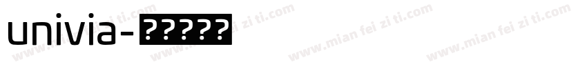 univia字体转换