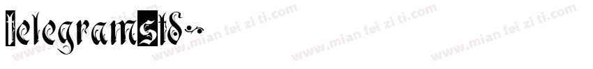 TelegramStd字体转换