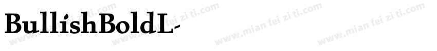 BullishBoldL字体转换