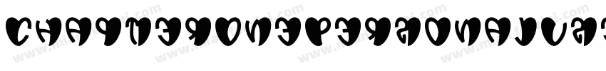 ChapterOnePersonalUseRegular-GDGP字体转换