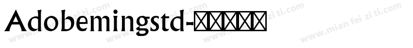 Adobemingstd字体转换