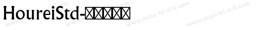 HoureiStd字体转换