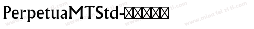PerpetuaMTStd字体转换