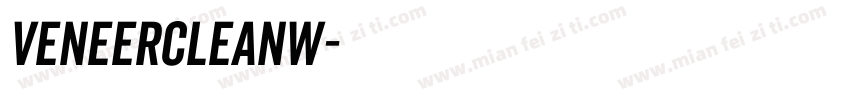 VeneerCleanW字体转换