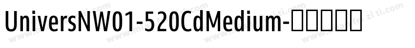 UniversNW01-520CdMedium字体转换
