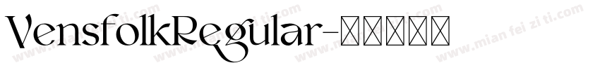 VensfolkRegular字体转换