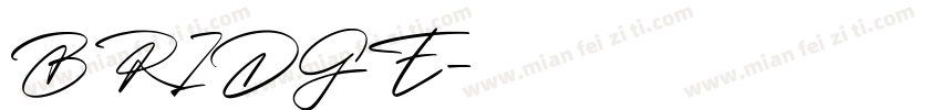 BRIDGE字体转换