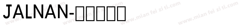 JALNAN字体转换