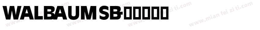 walbaumsb字体转换