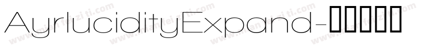 AyrlucidityExpand字体转换