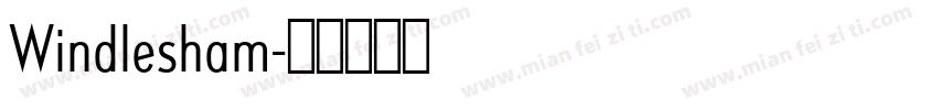 Windlesham字体转换